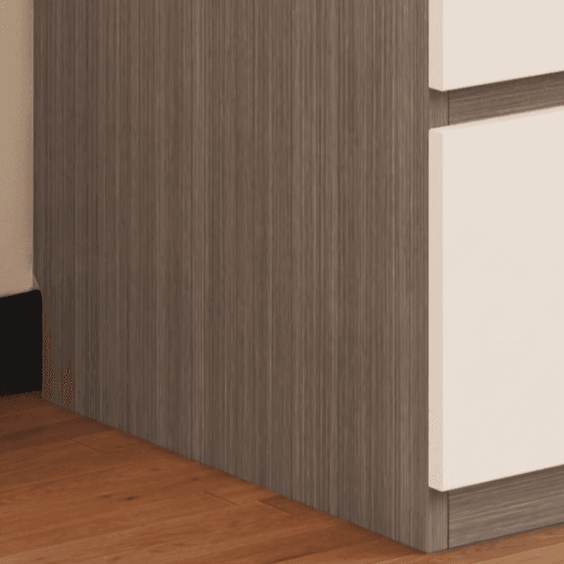 Beige Modish Armoire Cabinet in Manufactured Wood with Soft Close Drawer, Soft Close Door, Interior Shelves, and Clothing Rod thumbnail 9