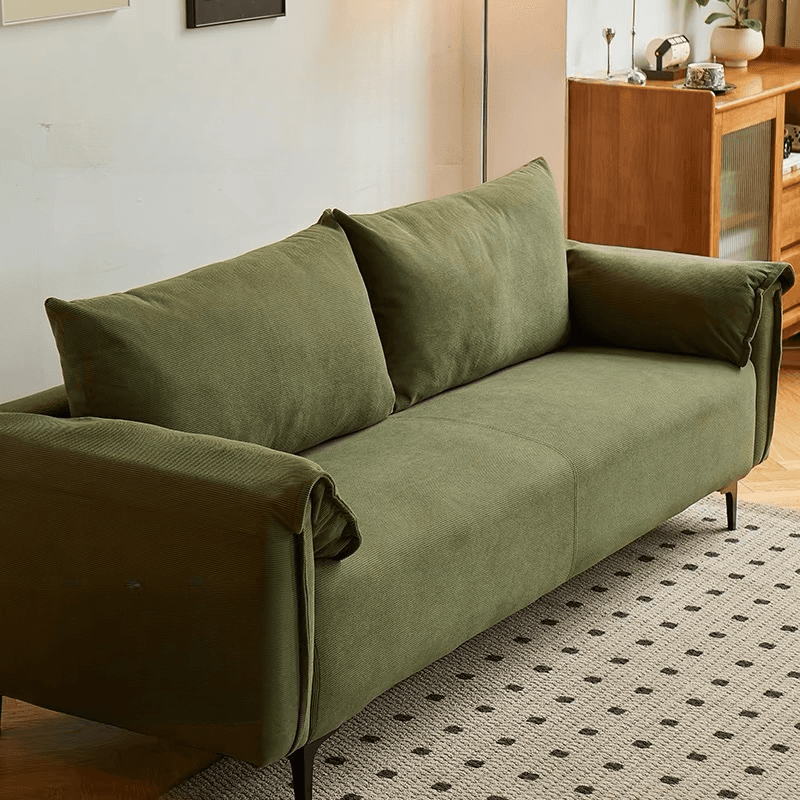 Modish Standard Sofa in Coal/Dove Grey/Off-White with 1 Pillow thumbnail 6