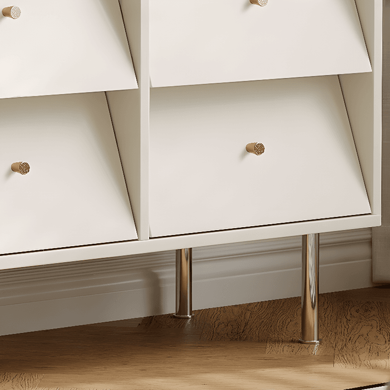 Casual Composite Wood Console Dresser with 6/9 Drawers in Vertical/Horizontal Orientation thumbnail 8