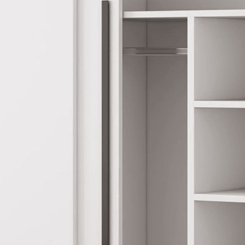 Chalk Modish Wood Dressing Station Soft Close Drawer Soft Close Door Interior Shelves thumbnail 5