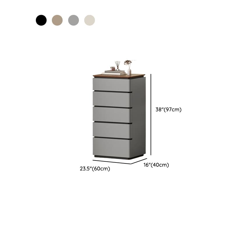Casual Raw Wood Bachelor Chest/Semainier with 5/4/3 Drawers in Vertical Orientation thumbnail 19