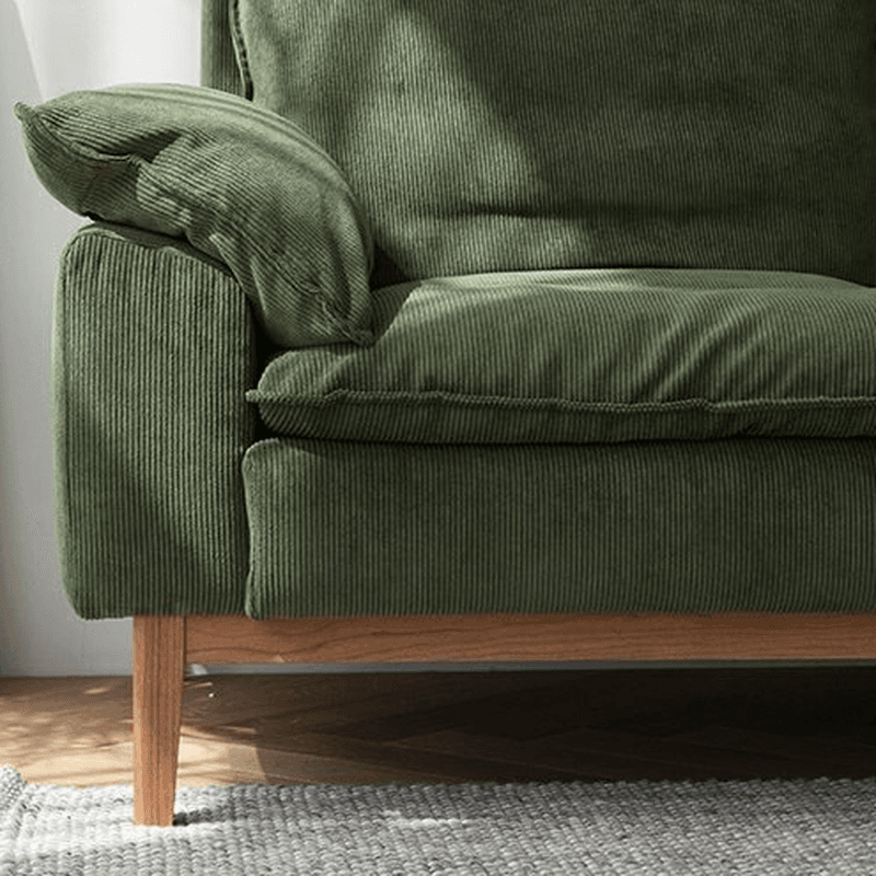 Contemporary Seats 2/1 Person Straight/L-Shaped Horizontal Left Sofa Couch /Chaise with Natural Wood Frame thumbnail 16