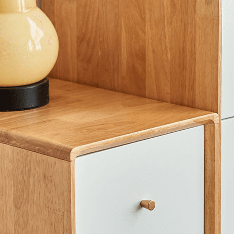 Minimalist Natural Wood Bachelor Chest with 6 Drawers, Vertical Orientation thumbnail 7