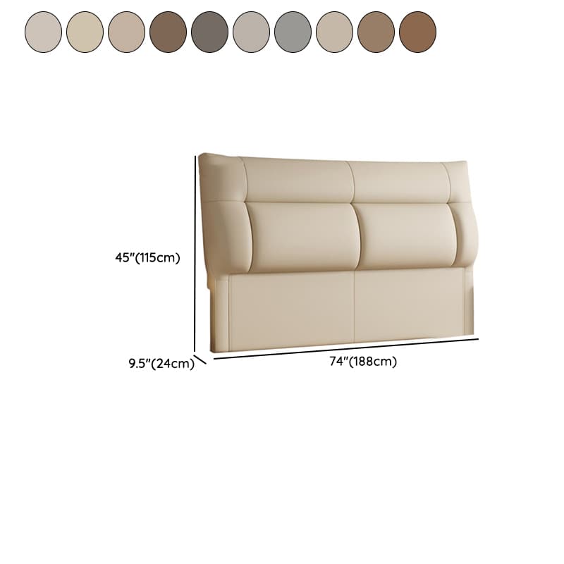 Trendy Panel Headboard in Natural Wood with No Distressing, Rectangle Shape for Queen/Full Bed, Featuring Sponge Upholstery and Standard Height thumbnail 16
