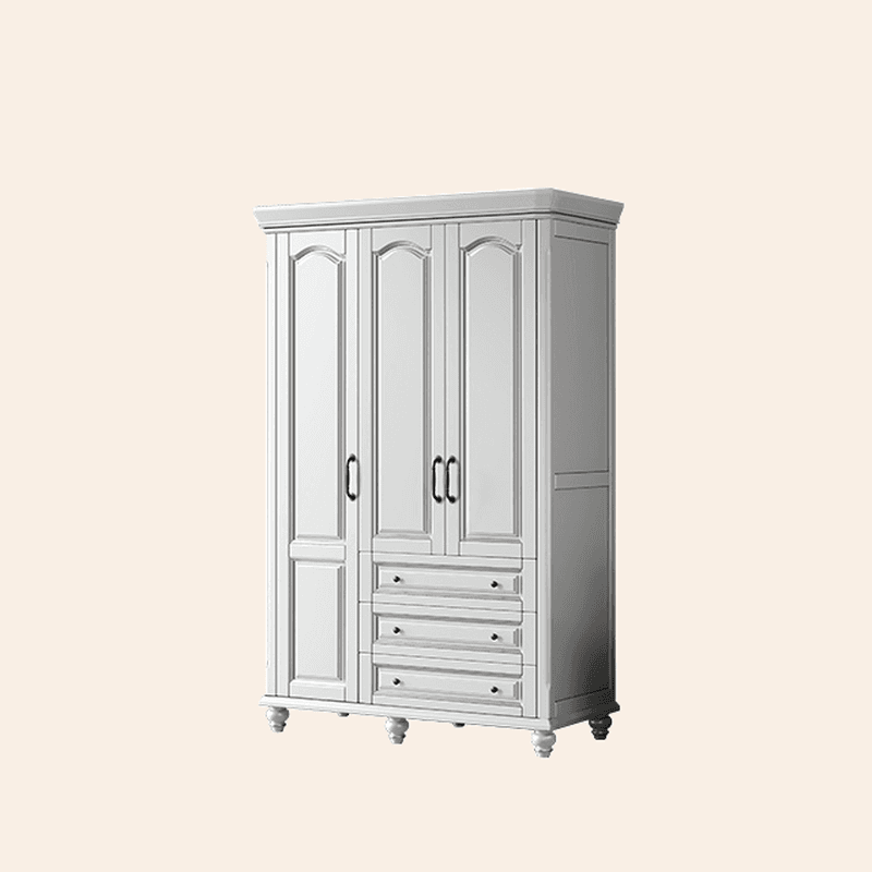 Standalone Wood Armoire Cabinet with Hinged Soft Close Door, Soft Close Drawer & Interior Shelves thumbnail 3