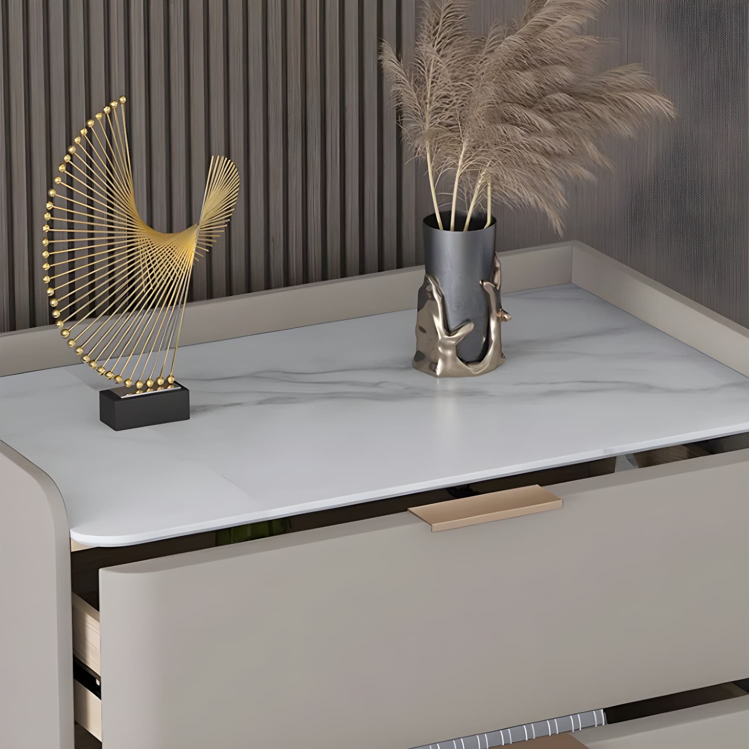 Modern Pine Wood Dresser with Drawers and Soft Close Glides in Narrow Design thumbnail 18