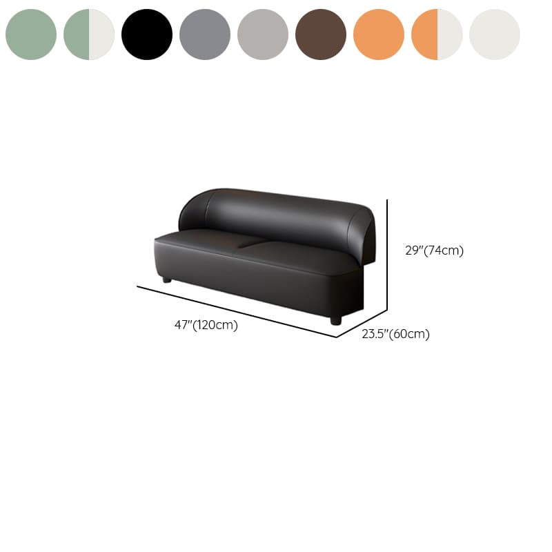 Modish Solid Color Scratch-durable Standard Sofa in Rose/Light Green/Tangerine Color for 2/4 Person/for 3 thumbnail 21