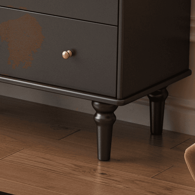 Simplistic Large Vanity Set/Makeup Vanity with Rubberwood Table Top, 4 Drawers/6 Drawers/2 Drawers, Scalable and No Suspension thumbnail 6