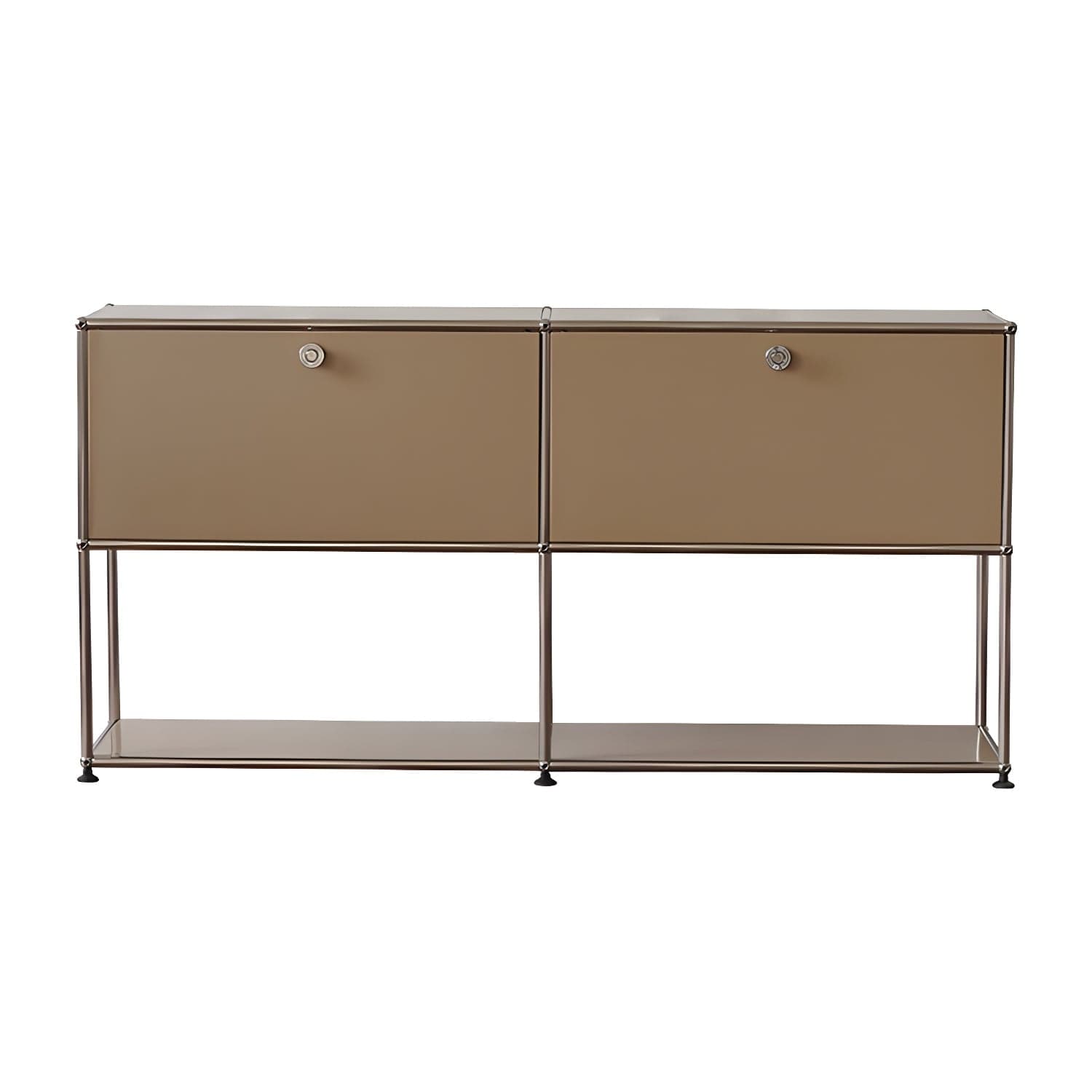 Modern Storage Sideboard Metal Sideboard with Drawer for Home thumbnail 1