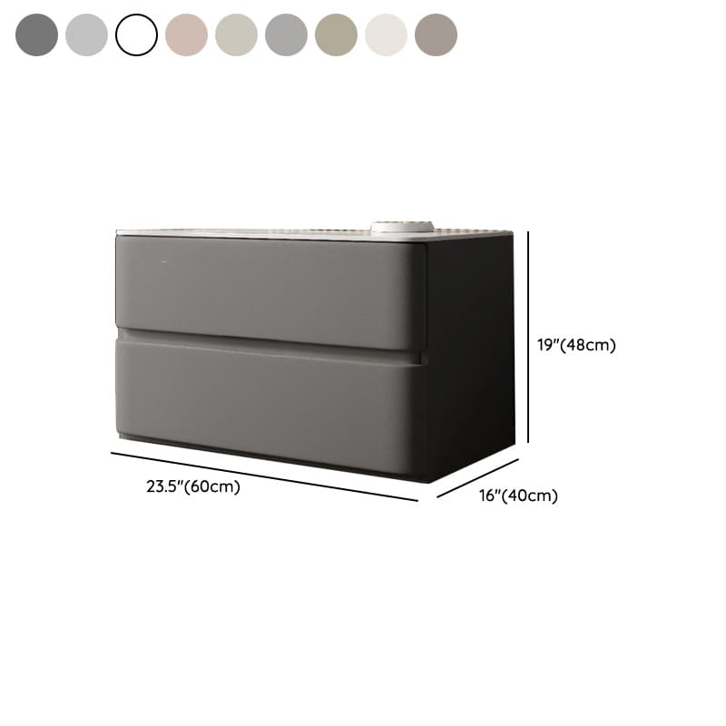 Artistic 2 Drawers Drawer Storage Bedside Table thumbnail 14