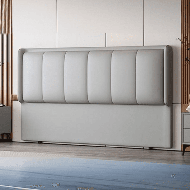 Simplistic Style Wingback Headboard in Lumber with No Distressing, Rectangular Shape for King/Queen/Full Bed, Featuring Sponge Upholstery Fill and Standard Height thumbnail 6