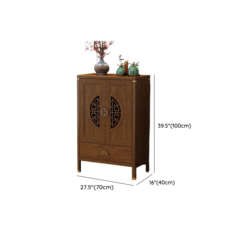 Espresso Standard/Wide/Narrow Timber Sideboard with 4 Doors/3 Doors/2 Doors, Adaptable Shelf and Pantry Hutch, 3 Drawers/6 Drawers/2 Drawers Included/Not Included thumbnail 17
