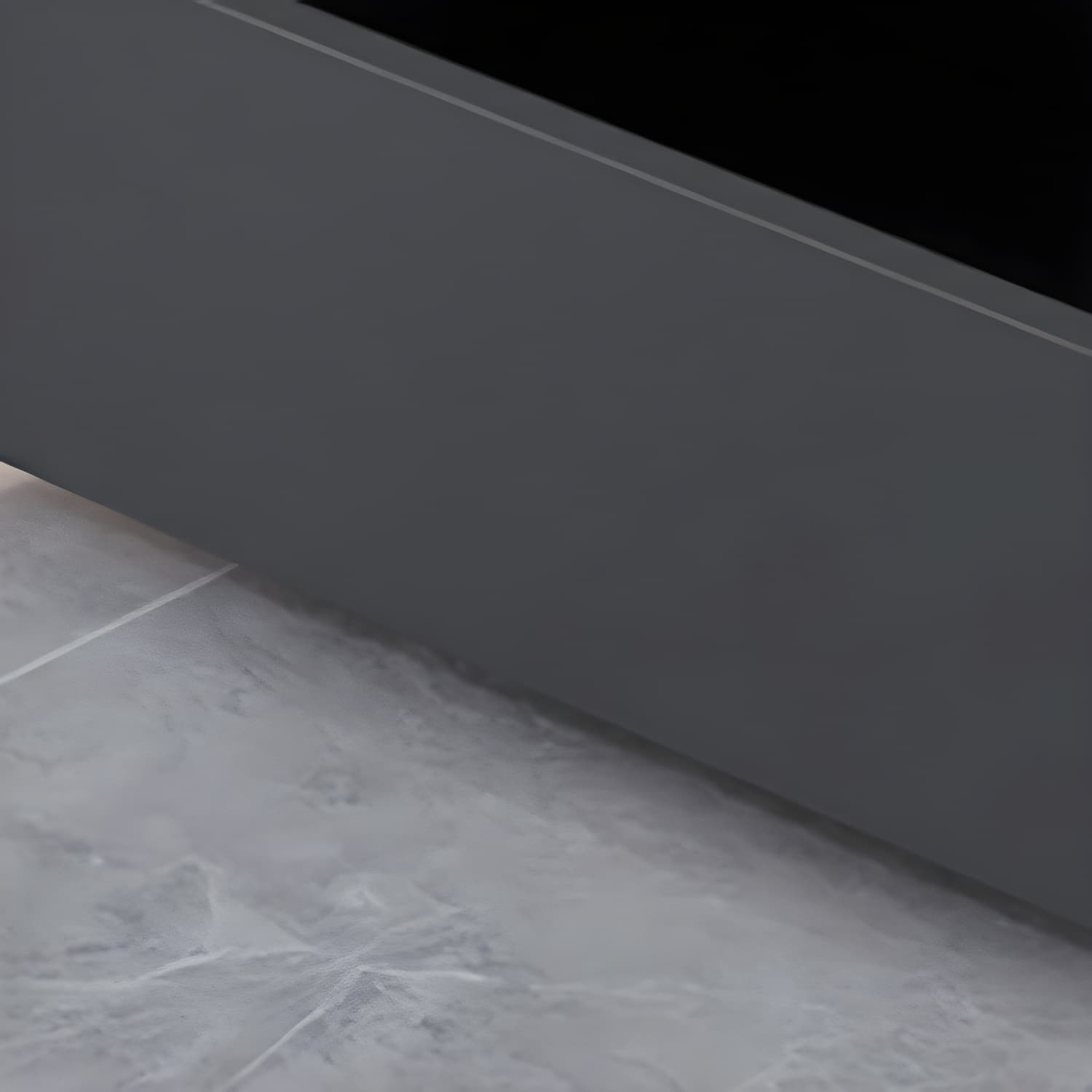 Black Modern TV Stand with Low Height and Drawers for Organized Cable Management & No Open Storage thumbnail 7