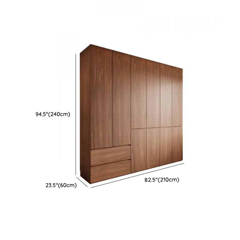 Acorn Minimalist Laminate Independent Wardrobe Closet with Soft Close Drawer, Soft Close Door, and Interior Shelves thumbnail 26