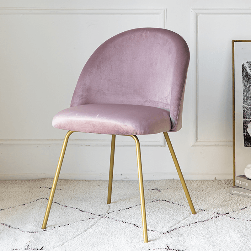 Unwavering Textile Upholstered Side Chair with Solid Back and Foot Pads for Dining Room in a Lavish Style thumbnail 16