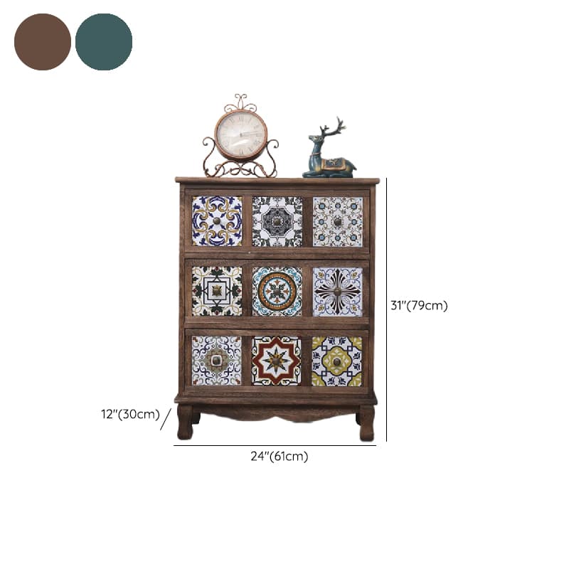 Shaker Style Independent Accent Chest with Weathered Wood thumbnail 12