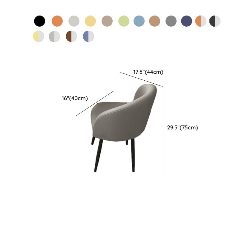 Circular Manufactured Wood Dining Table Set with Upholstered Back, Padded Chair, Arms, Seats 4 thumbnail 22