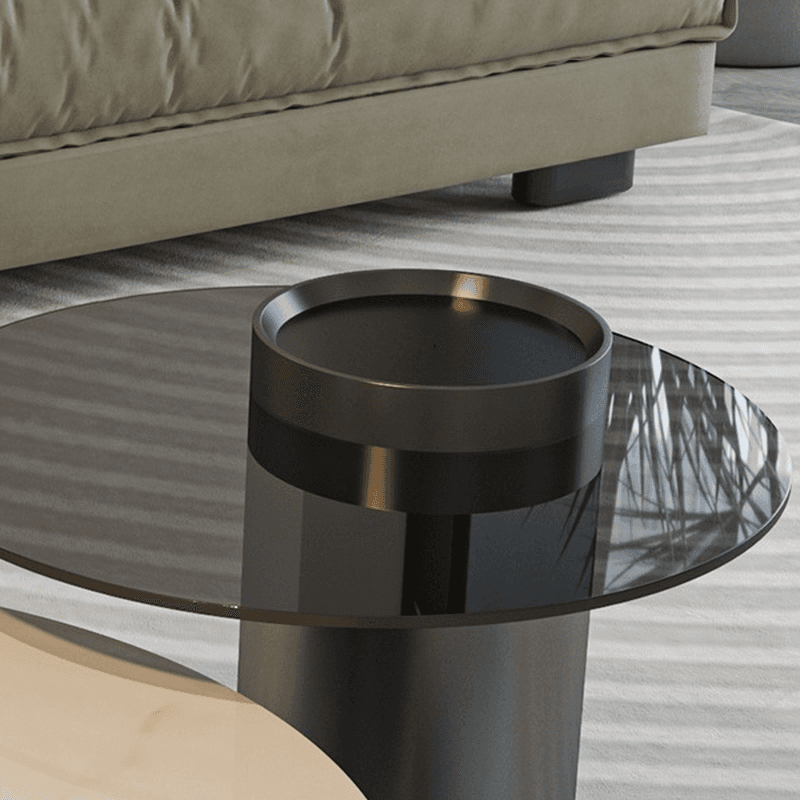 Double Nesting/Single Accent Table Set with Rounded Top and 2 Drawers thumbnail 10