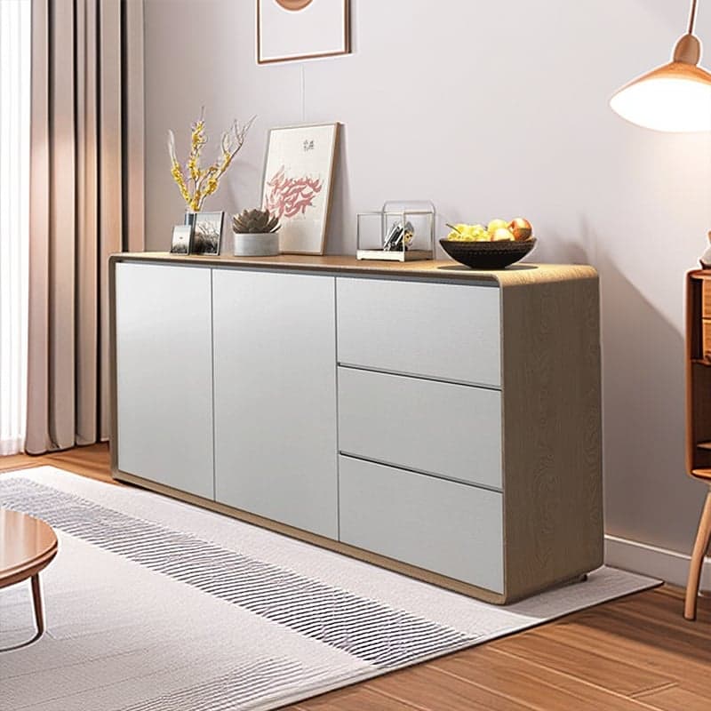 Self-supporting Flooring Counterboard Sideboard with Five Internal Shelves & Culinary Equipment Storage Galley thumbnail 5
