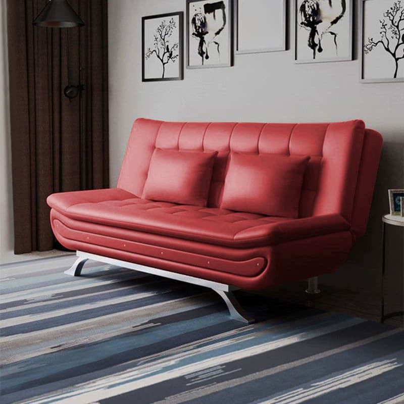 75'' Modern Armless Solid Color Sofa, Foam Filled Upholstery - Partial Assembly thumbnail 5