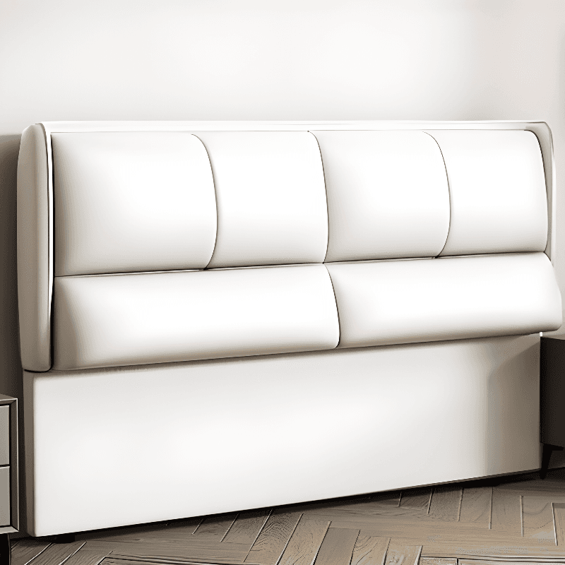 Modish Style Panel Headboard in Pine Wood with No Distressing, Rectangle Shape for King/Twin XL/Queen Bed, Featuring Sponge Upholstery Fill and Standard Height thumbnail 8