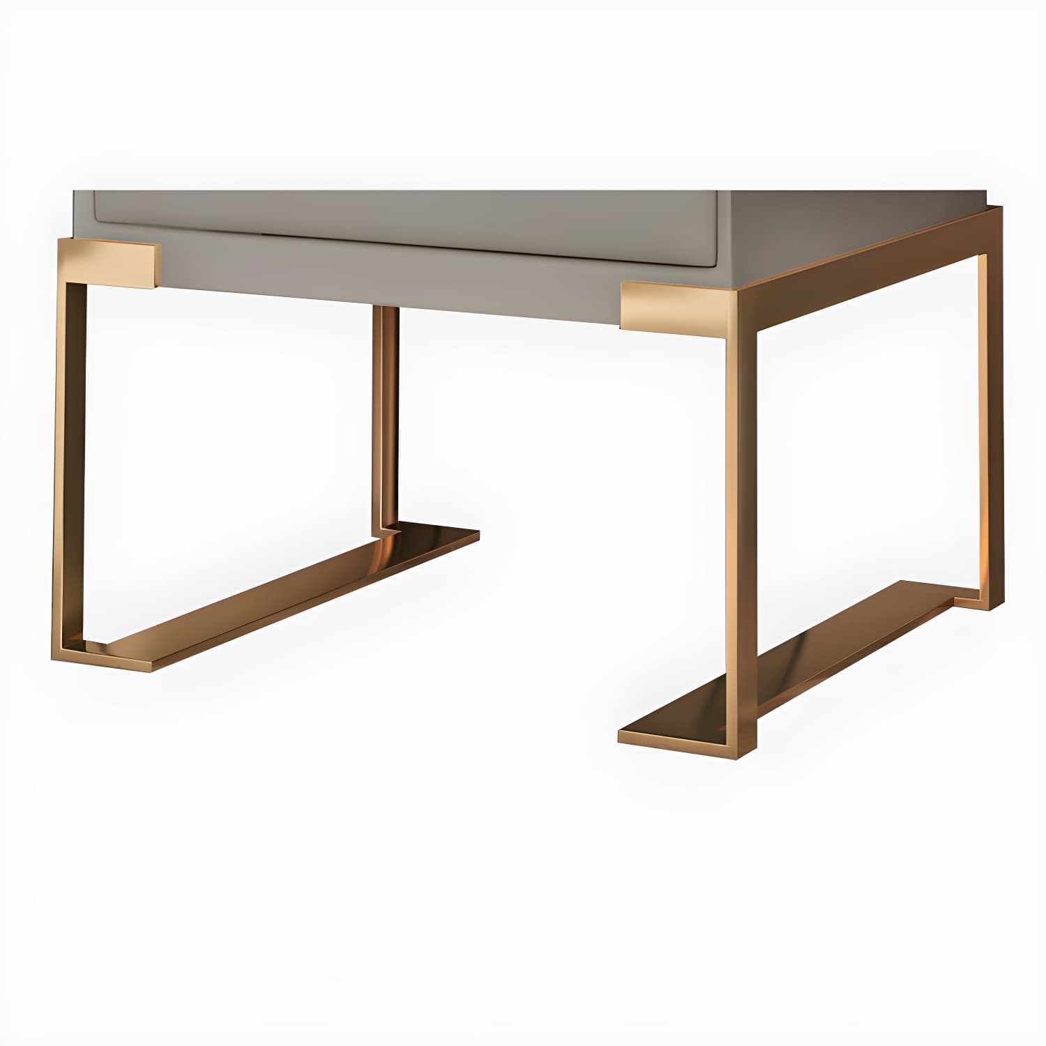 Faux Leather Nightstand 1-Drawer 21 Inch Tall Modern Legs Included Night Table thumbnail 26