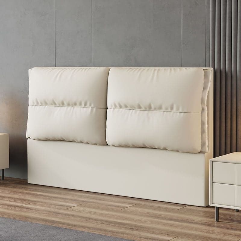 Trendy Panel Headboard in Laminate with No Distressing, Rectangle Shape for King/Queen/Full Bed, Featuring Sponge Upholstery and Standard Height