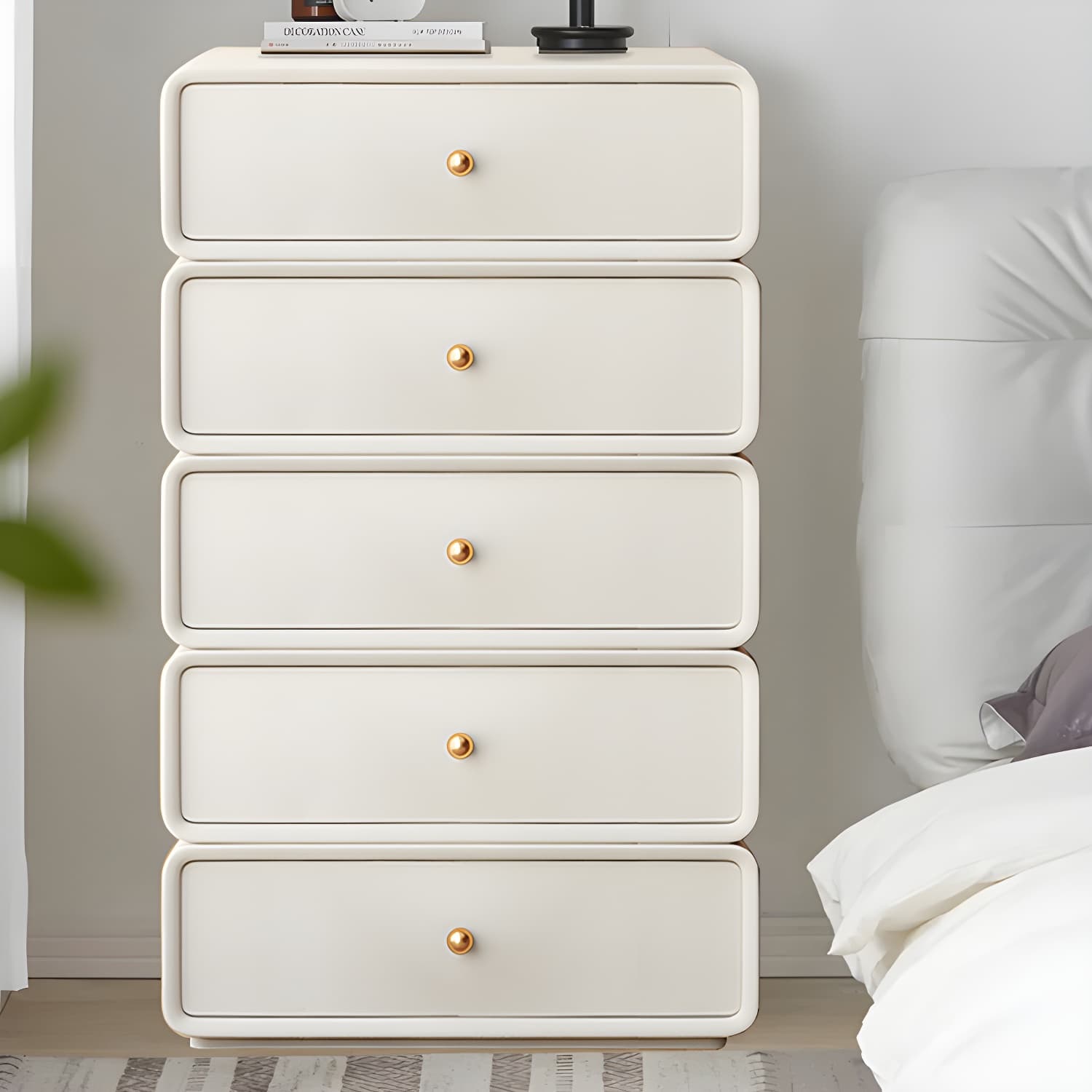 Modern Light Wood Dressers with Solid Wood Construction and Soft-Close Drawers thumbnail 16