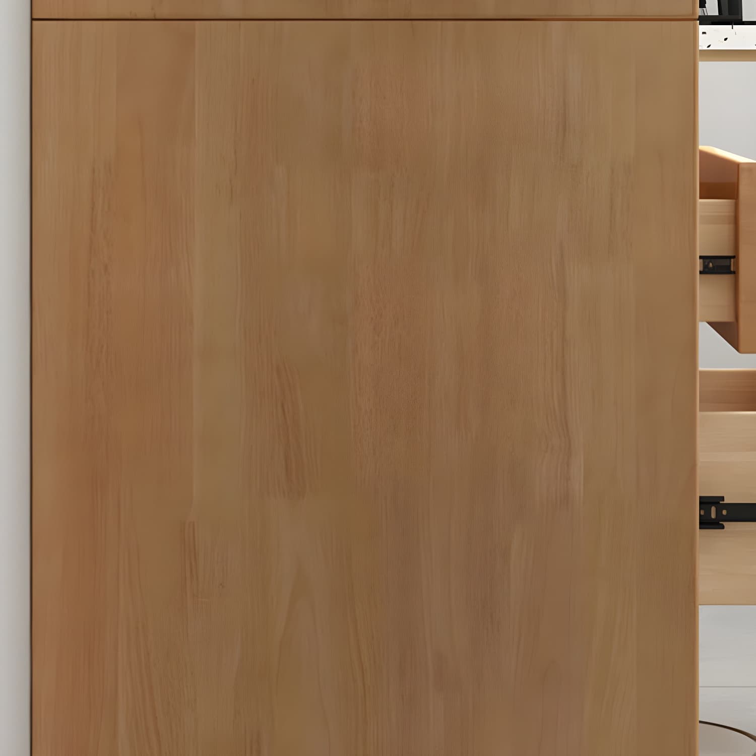 Modern Style Solid Wood Storage Sideboard Cabinet with Glass Doors and Drawers thumbnail 12