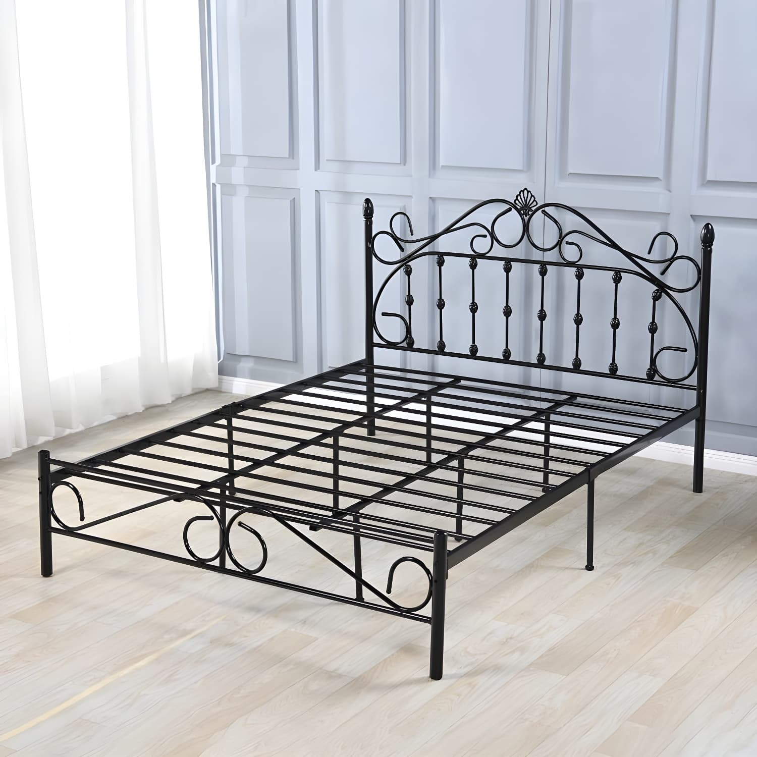 Industrial Style Standard Bed Iron Multiple Colors Excluding Storage Space thumbnail 13