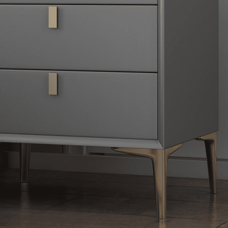 Modern Lumber Nightstand With Drawer Storage & Leg, 3 Drawers/2 Drawers thumbnail 12