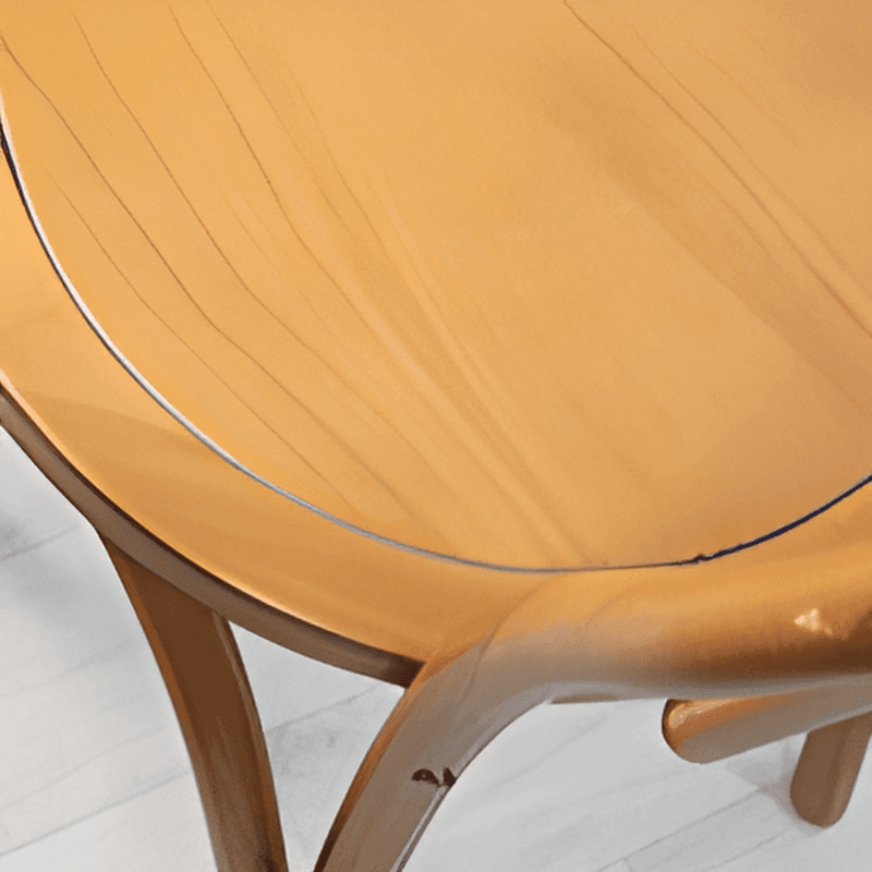 Reliable Outlined Intertwined Armless Chair for Restaurant Use thumbnail 17