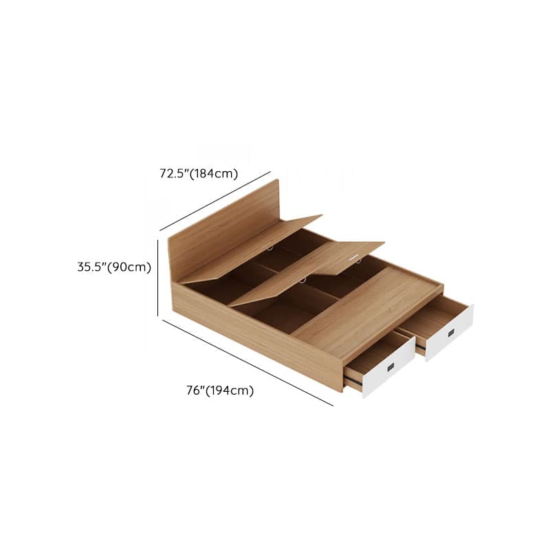 Natural Color Solid Color Storage Included for Bedroom thumbnail 16
