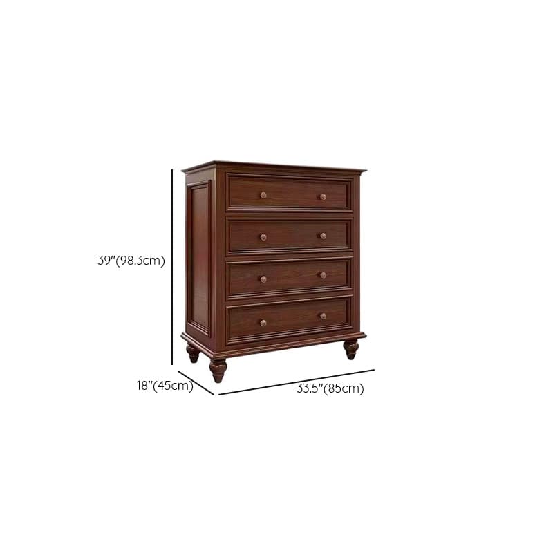 Cocoa Casual Ash Wood Double Dresser/Lingerie Chest with 9/8/6 Drawers, Horizontal/Vertical thumbnail 16