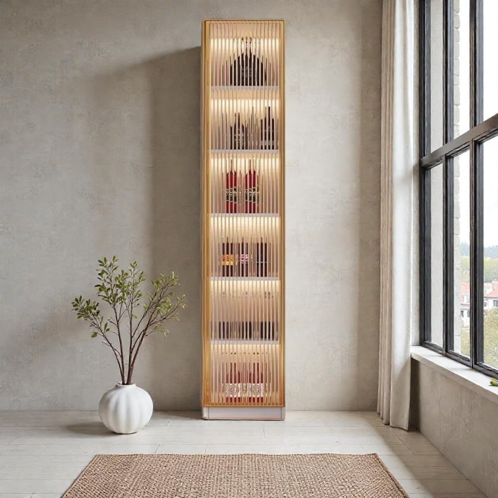 Trendy Sideboard with 3 Drawers, Cupboard, Wide/Standard/Narrow Sizes, 2/1 Shelves, Cabinets, and Glass-panel Door thumbnail 4