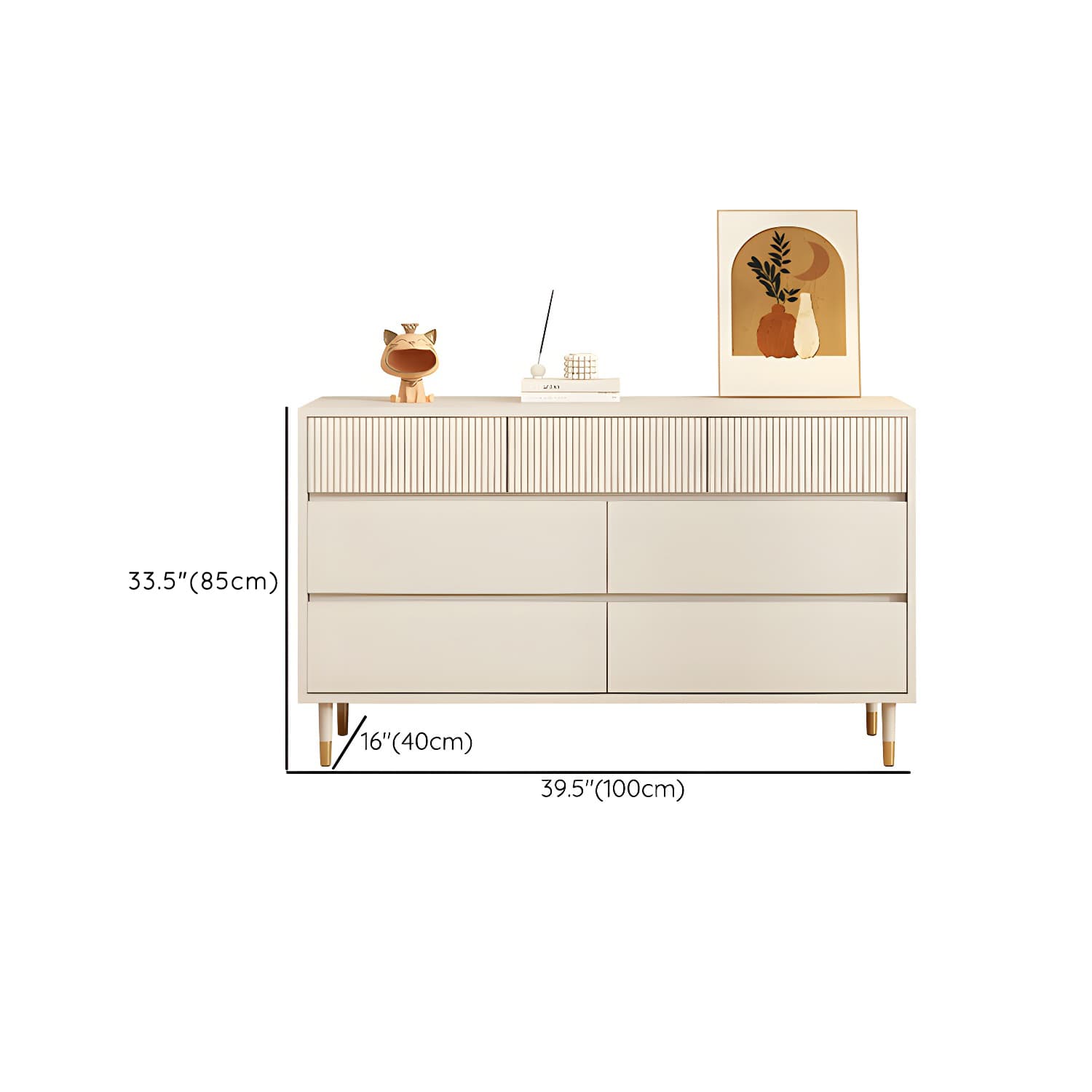 Stylish Wood Double Dresser with Soft Close Drawers - Organize Your Bedroom in Style - image 16