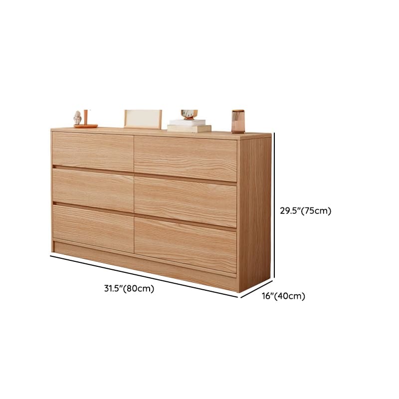 Natural Simple Cube for Parlor Console Dresser/Bachelor Chest/Lingerie Chest thumbnail 8