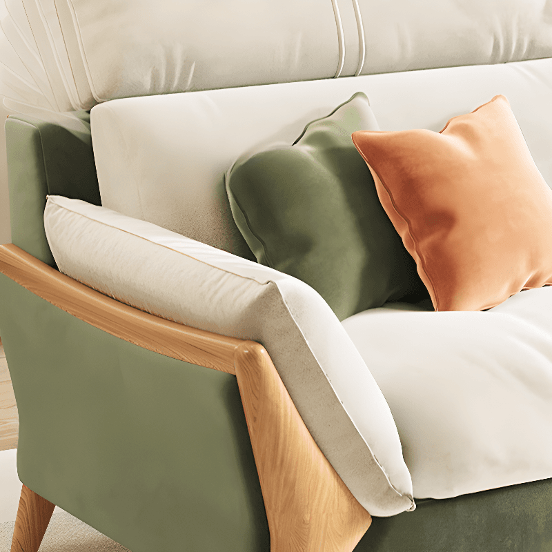 Straight/L-Shape Chalk Sofa/Sofa Chaise with Horizontal/Left Orientation and Standard Foam Seat Fill thumbnail 11