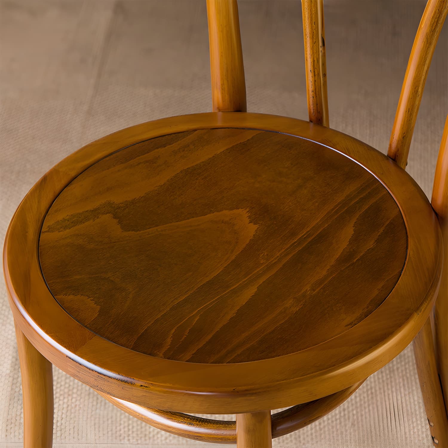 Modern Solid Beech Wood Chairs Kitchen Dining Windsor Back Side Chair Set thumbnail 26