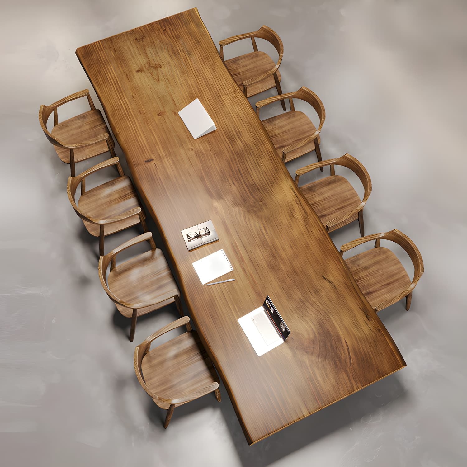 Modern Dining Room Set 1/4/9 Pcs Solid Wood Dining Set with Rectangle Table thumbnail 8