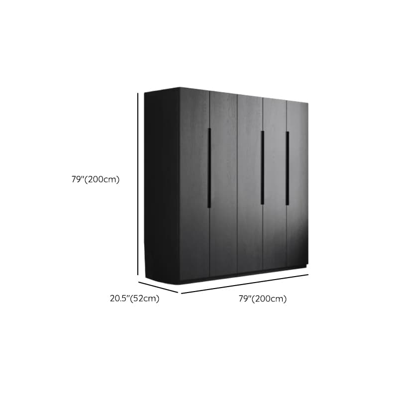 Ink Trendy Timber Wardrobe Armoire with Soft Close Drawer and Door, Interior Shelves, Clothing Rod thumbnail 17