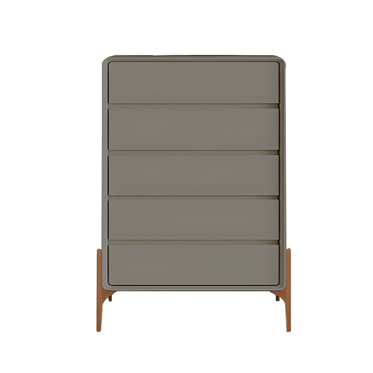 Modern Oak Wood And Leather Exterior Bachelor Chest with Soft-Close Drawers - Vertical Orientation - image 14