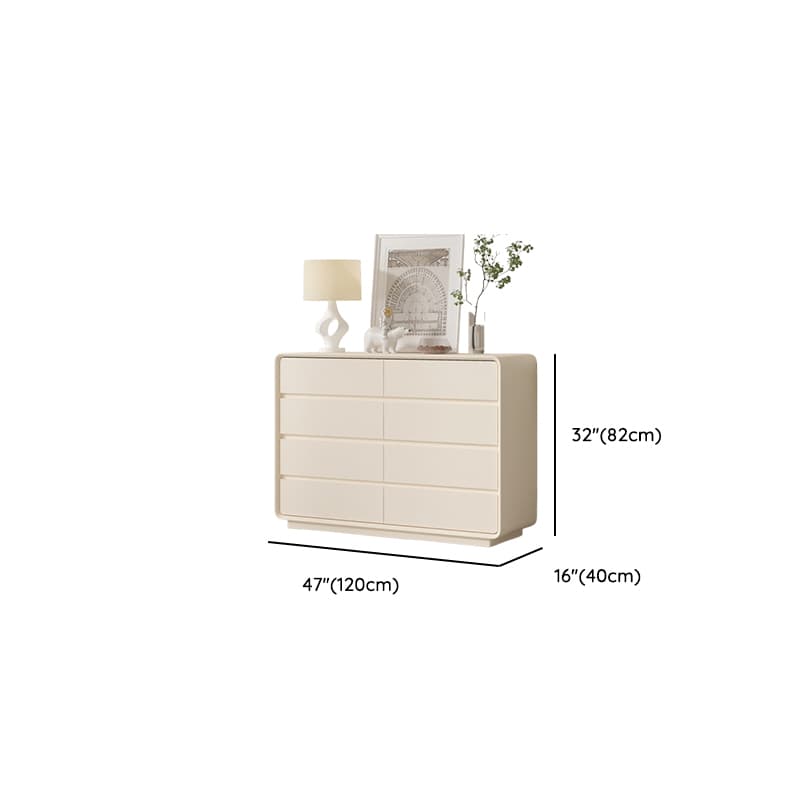 Chalk Casual Particle Board Wood Bachelor Chest/Console Dresser/Semainier with 5 Drawers/3 Drawers/4 Drawers Vertical/Horizontal thumbnail 6