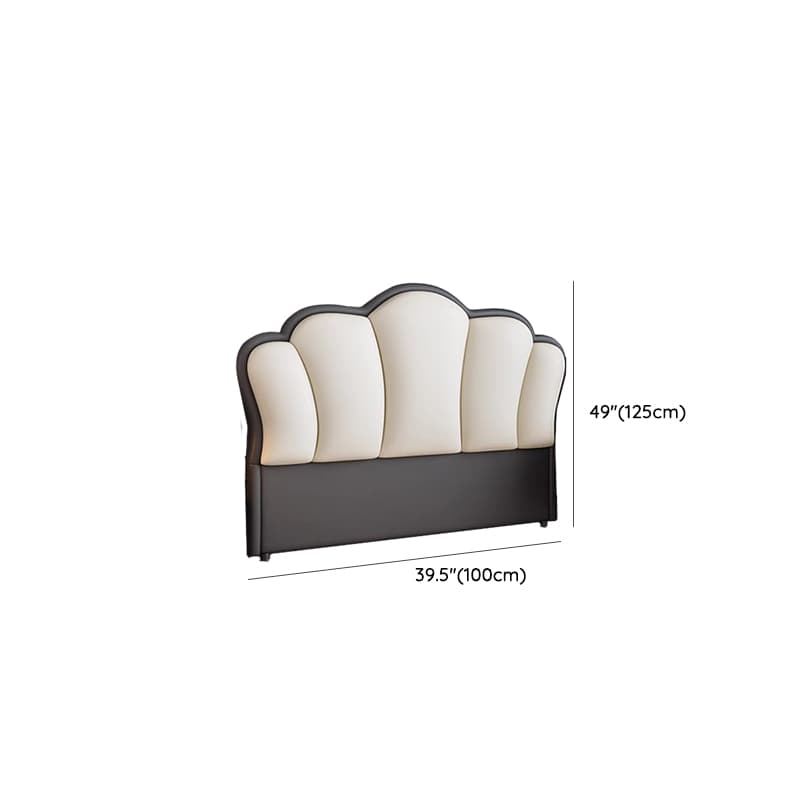 Modish No Distressing Timber Panel Headboard for King/Queen/Full Bed with Sponge Upholstery, Free-standing Installation, and Standard Height thumbnail 16