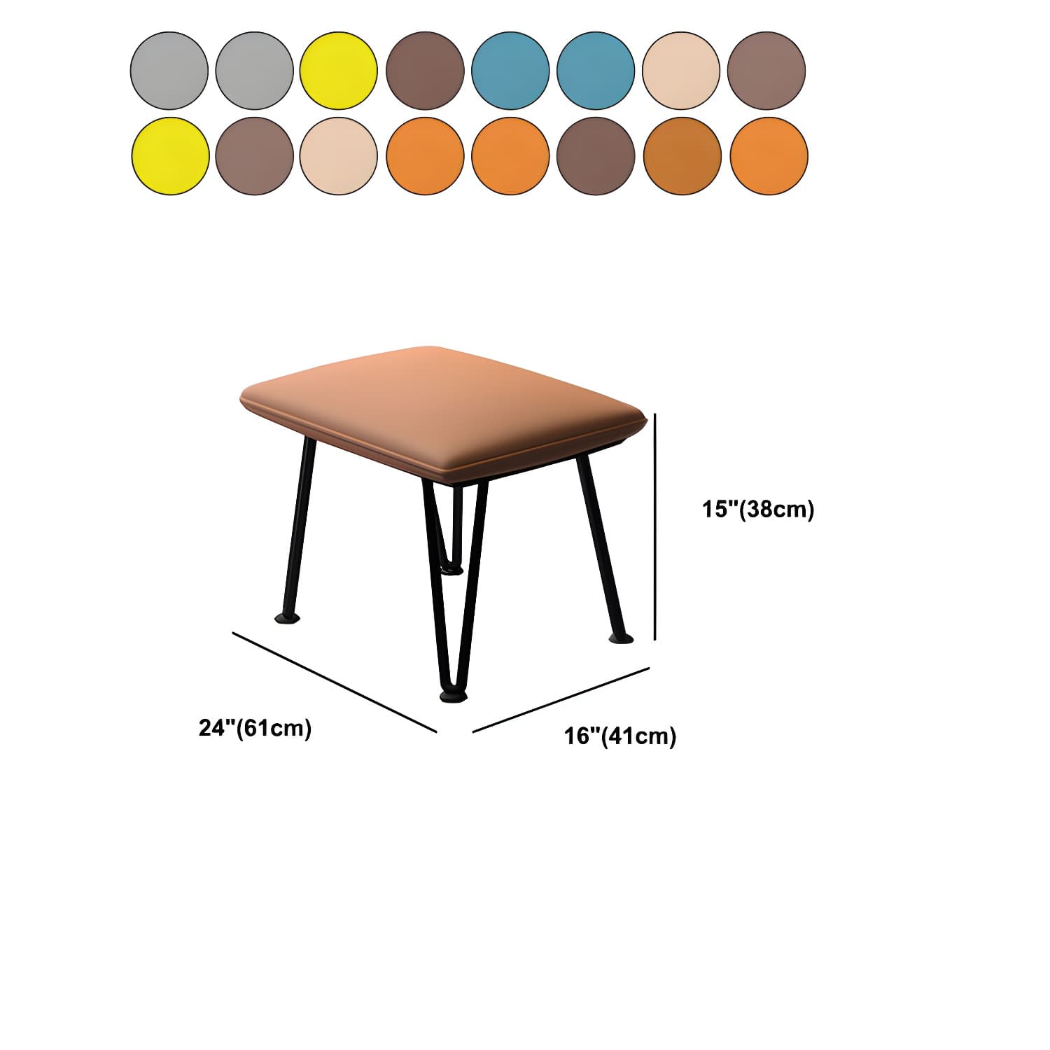 Modern Tufted Cushions Glider Spindle Children Glider with Ottoman thumbnail 26