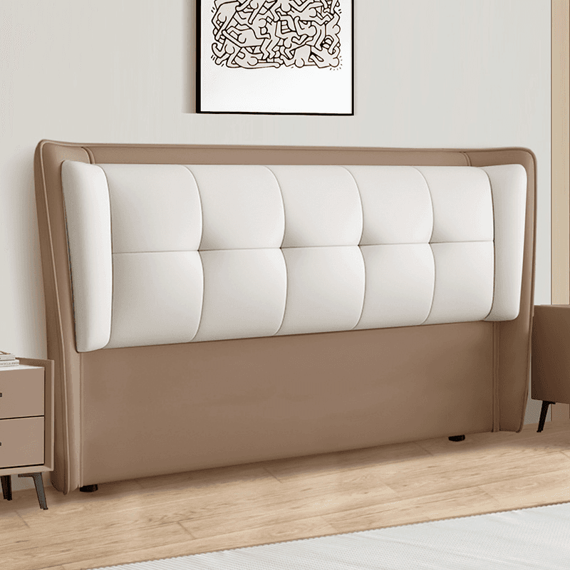 Standard（36-55“） Free-standing Standard Rectangular Full(54"W x 75"L) Stitch-tufted Wingback Headboard with Timber Frame and Sponge Filing thumbnail 8