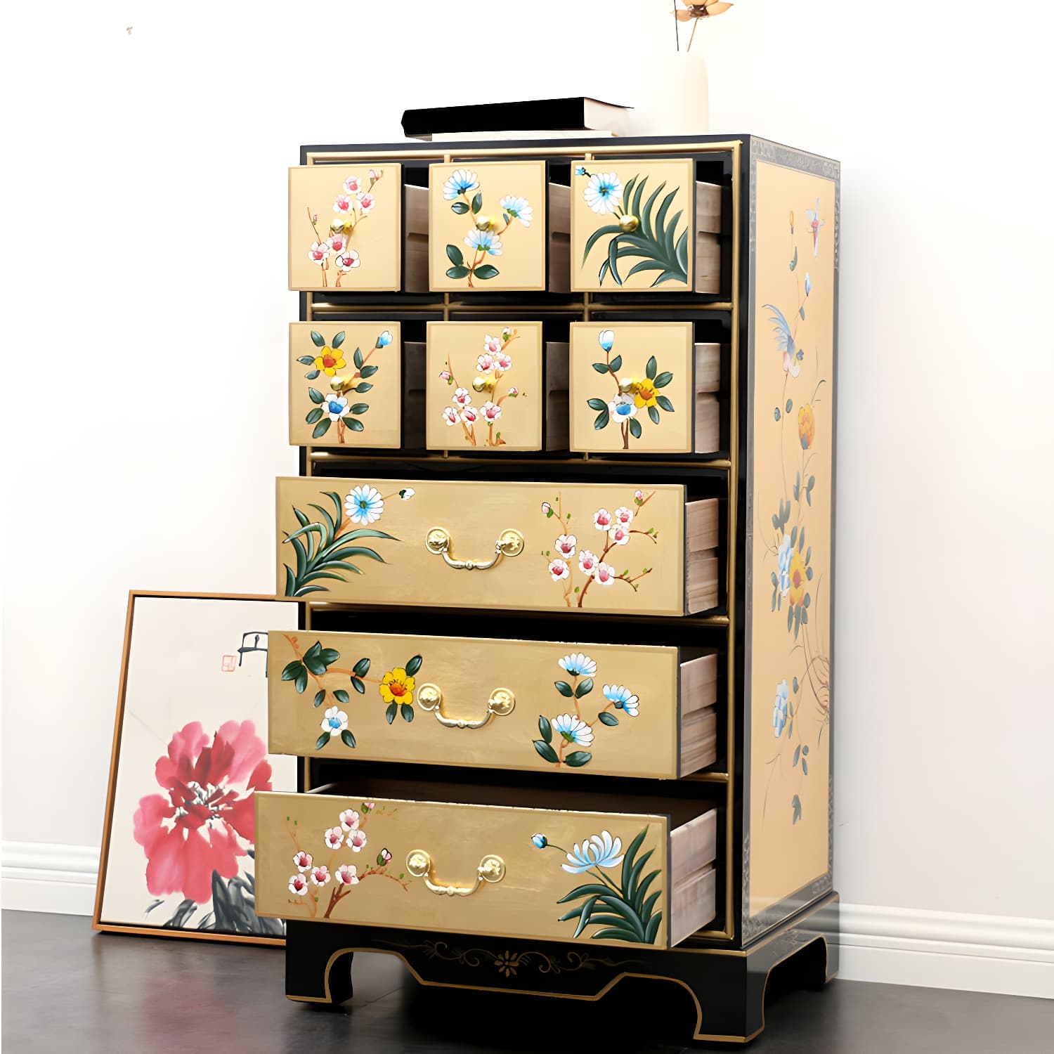 Classic Glam Dresser Solid Wood Storage Chest Dresser with 5/6/7/8/9 Drawers thumbnail 13