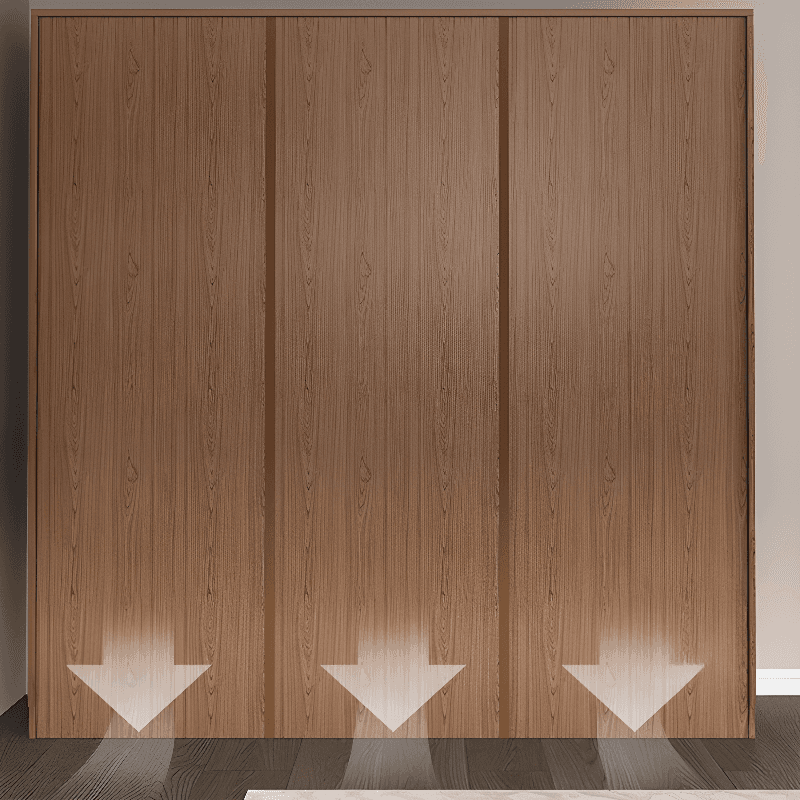 Multi-Color Simple Lumber Wardrobe Closet with Soft Close Drawer, Soft Close Door, Interior Shelves, and Clothing Rod thumbnail 8