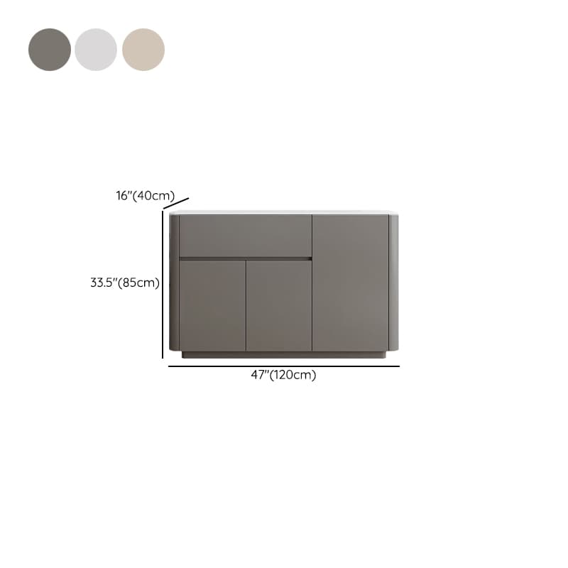 Standard/Wide Stone 3 Drawers/1 Drawer Hutch 1 Shelf 4 Doors/3 Doors/2 Doors Microwave Shelf Cabinet thumbnail 10