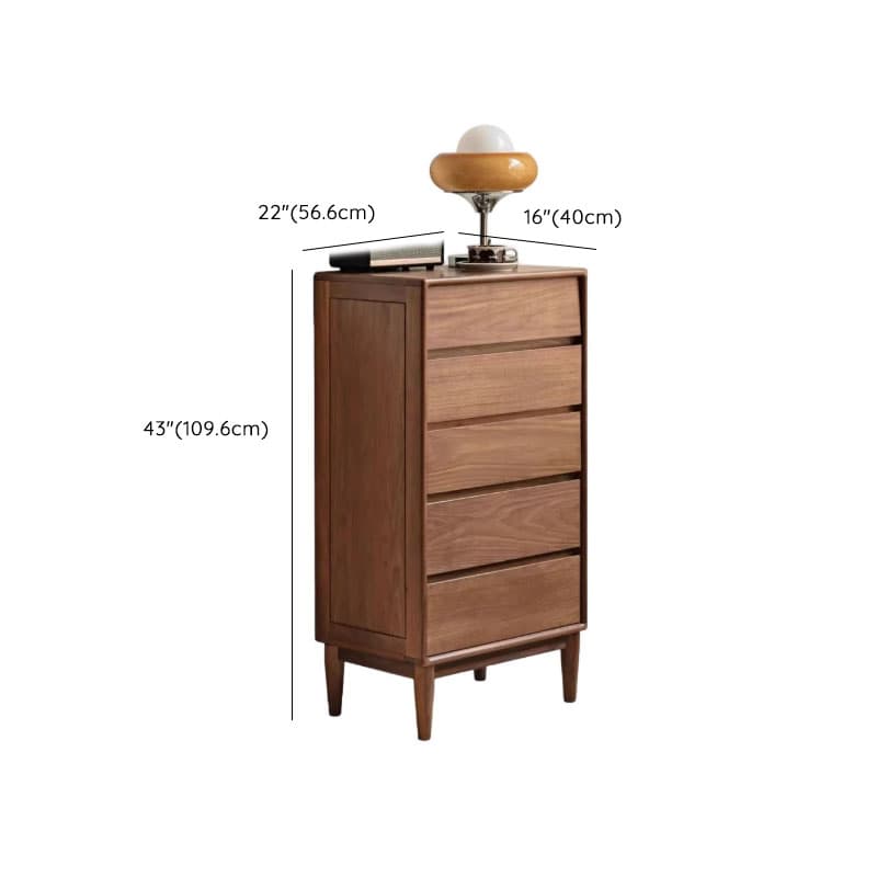 Modish Horizontal/Vertical Cocoa Double Dresser/Lingerie Chest in Raw Wood with 5 Drawers/7 Drawers/6 Drawers thumbnail 9